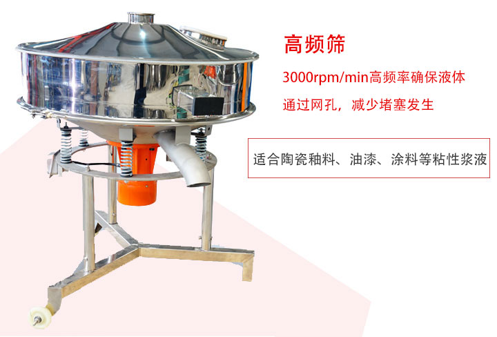 該產(chǎn)品是針對漿液過濾設計的一種高頻篩分機。