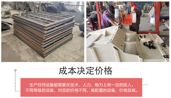 直線篩分機(jī)篩網(wǎng)，篩箱部件展示