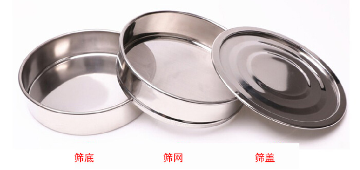 篩底，篩網，篩蓋展示圖